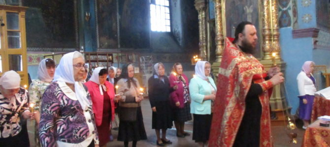 В день празднования 74-годовщины Победы в Великой Отечественной войне настоятель Свято – Троицкого храма протоиерей Алексий Ермаков совершил Благодарственный молебен и заупокойную литию в Свято – Троицком храме с. Пичаево