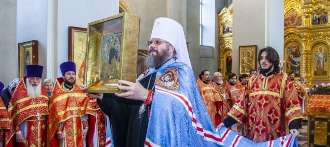 Встреча чудотворной Вышенской иконы Божией Матери